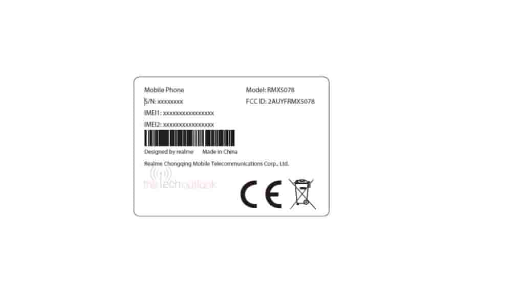 Realme 14T 5G - FCC Certification (2)