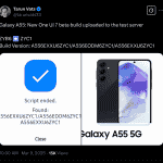 Samsung Galaxy A55 5G - New One UI 7 Beta Build Uploaded to the Test Server - X Post