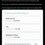 Samsung Galaxy A55 - First One UI 7 Beta Build Spotted