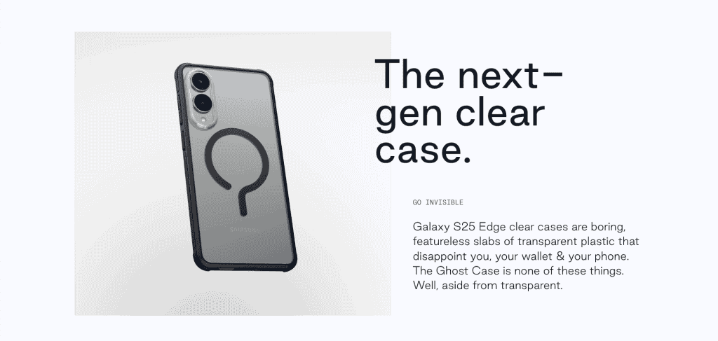 Samsung Galaxy S25 Edge - Ghost Case 2.0 (3)