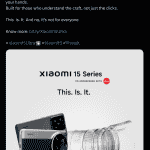 Xiaomi 15 Series - X Post
