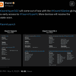 Xiaomi HyperOS - X Post