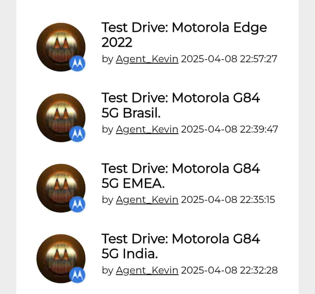 Motorola's Moto G84 & Edge 2022 Android 15 Beta Registration - Image