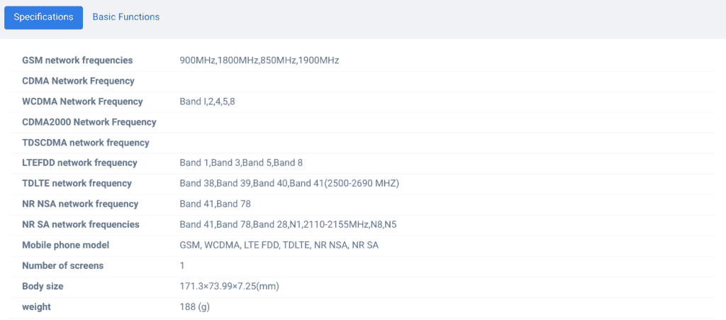 Motorola's 'XT2507-5' - TENAA Listing (2)