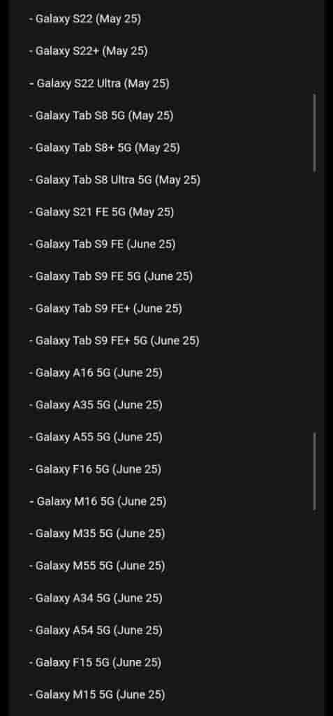 Official One UI 7 - Roll Out Timeline in India (3)
