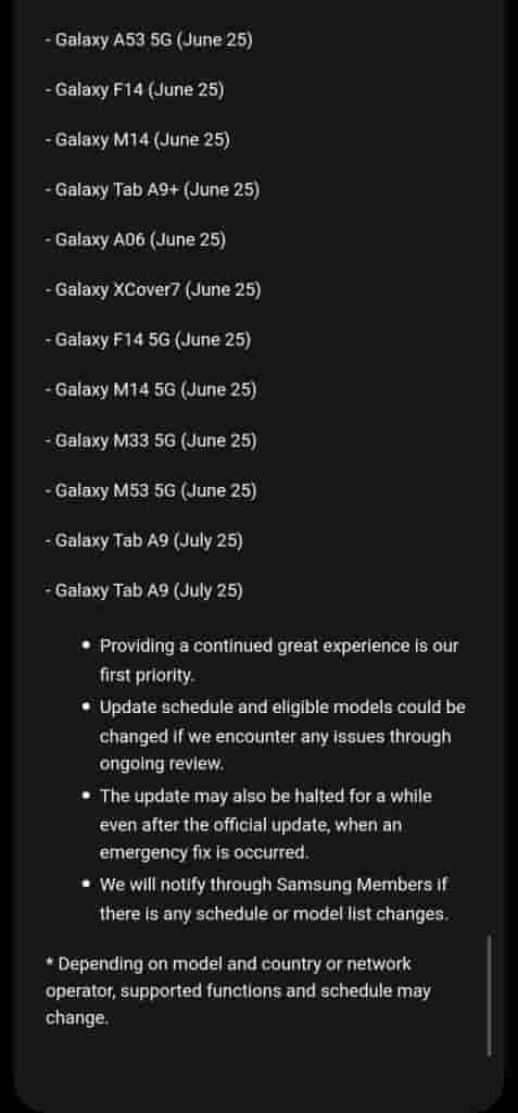 Official One UI 7 - Roll Out Timeline in India (5)