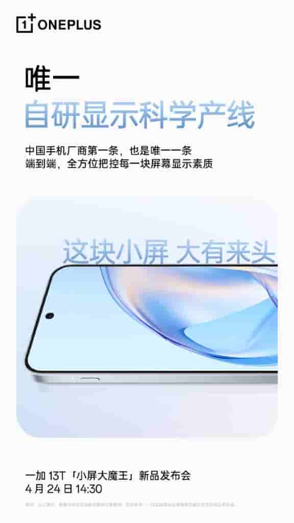 OnePLus 13T display1