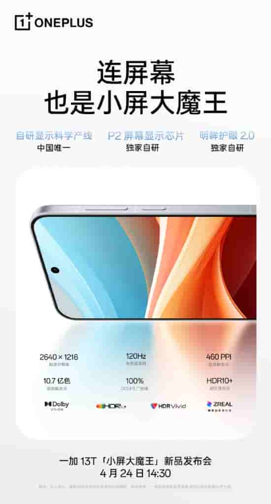 OnePLus 13T display2
