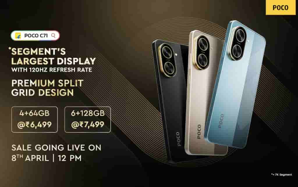 POCO C71 - Pricing and Availability Details