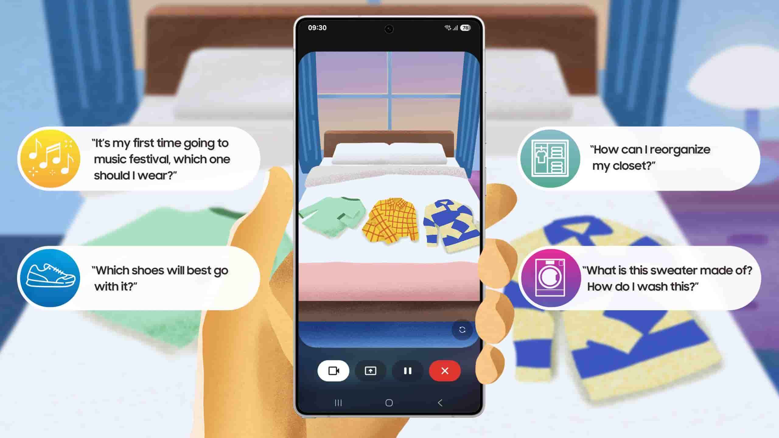 Real-Time Visual AI on Galaxy S25 Series With Gemini Live Update