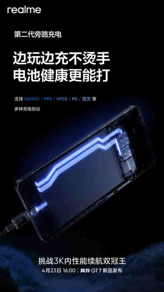 Realme GT 7 - Bypass Charging and Multiple Charging Protocols