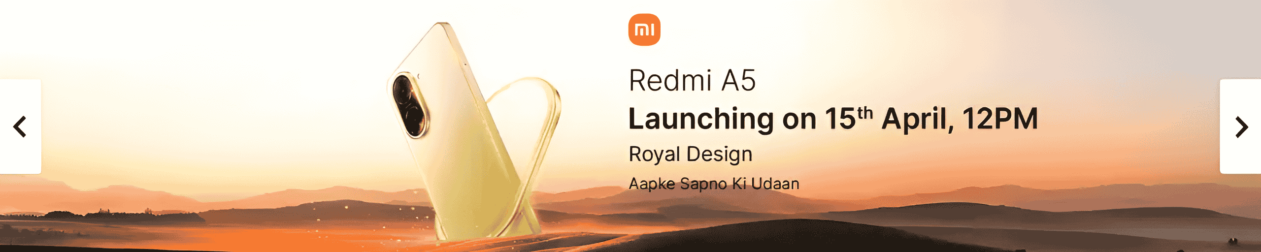 Redmi A5 - Flipkart Listing