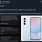 Samsung Galaxy S24 FE - One UI 7 Update in Europe