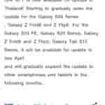 Samsung Thailand - One UI 7 Global Roll-Out for Older Galaxy Devices Blog Post