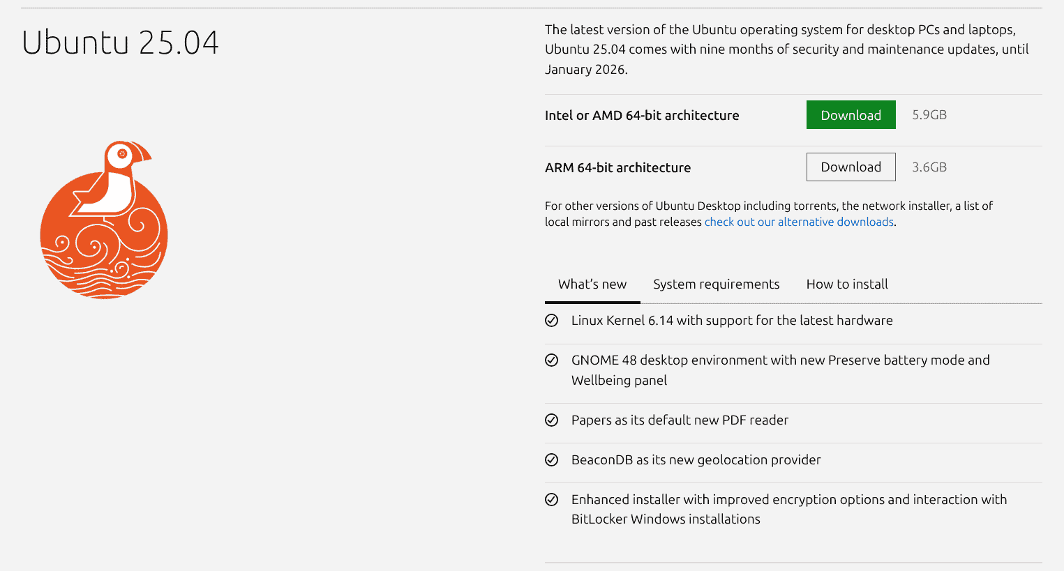Ubuntu 25.04 - What's New