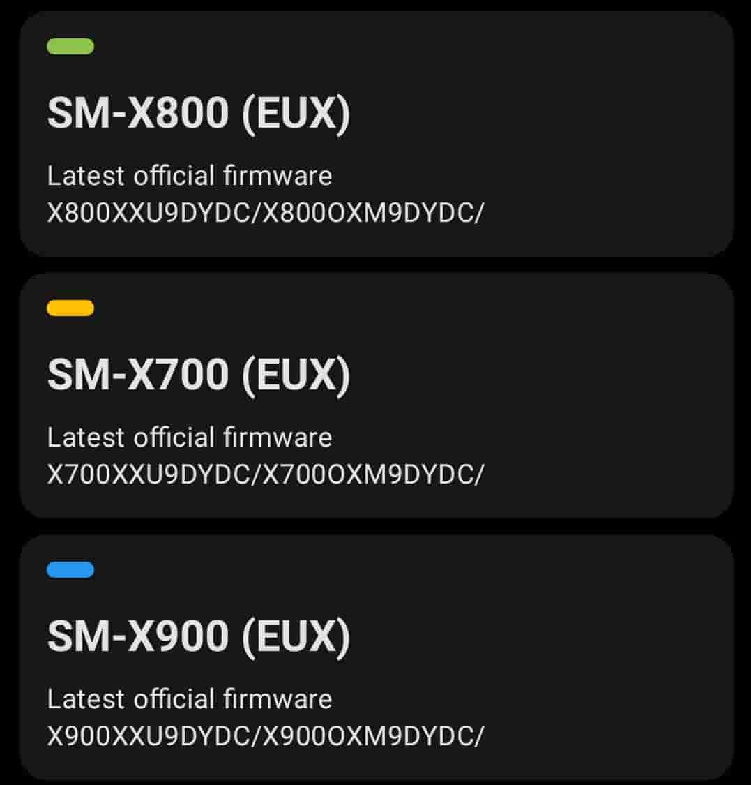Galaxy Tab S8 Series - One UI 7 Update in Europe