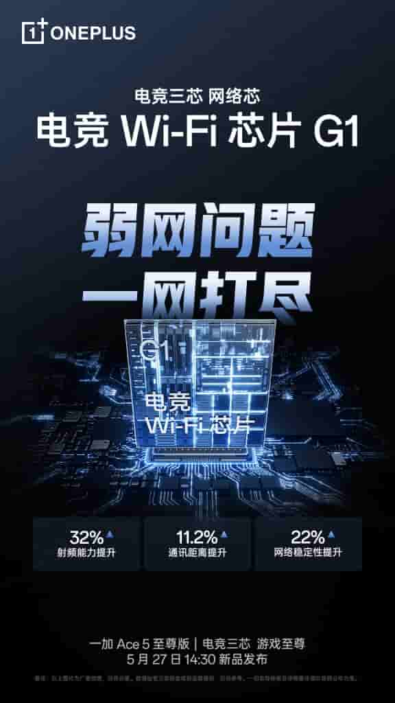 OnePlus Ace 5 Extreme Series - E-sports Wi-Fi Chip G1