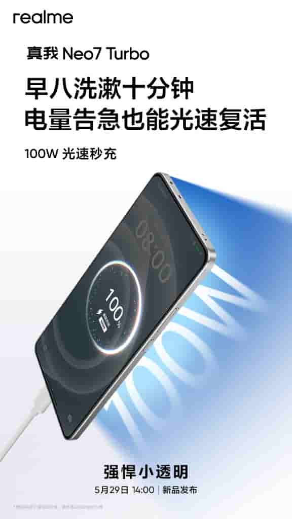 Realme Neo 7 Turbo - Charging
