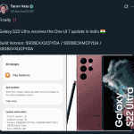 Samsung Galaxy S22 Ultra - One UI 7 Official Update in India