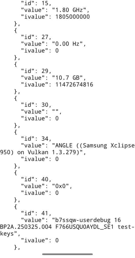 Samsung Galaxy Z Flip 7 - Geekbench (2)
