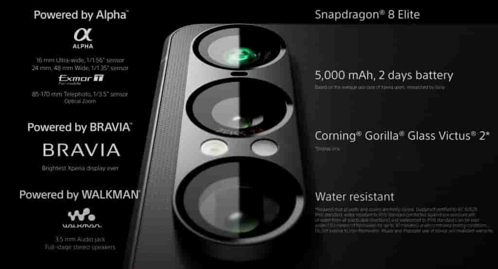 Sony Xperia 1 VII - Key Specs