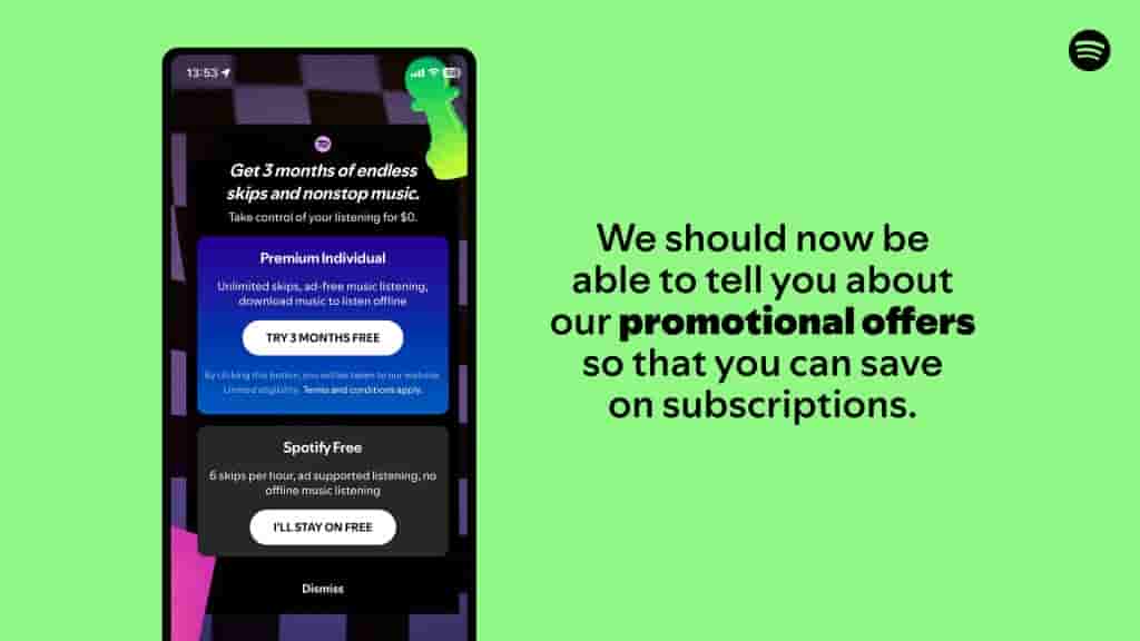 Spotify Submits New App Update to Apple (1)