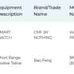 CMF by Nothing Watch 3 Pro - IMDA Certification