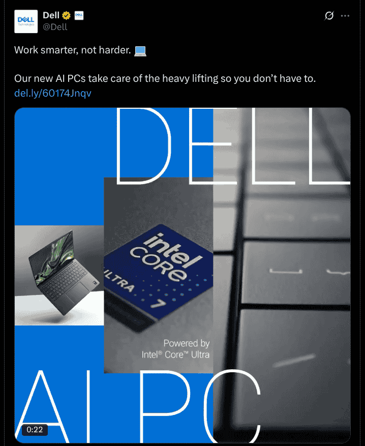 Dell Plus, Pro, and Pro Max New AI PC Models Now Available Starting at USD 749.99 - X Post