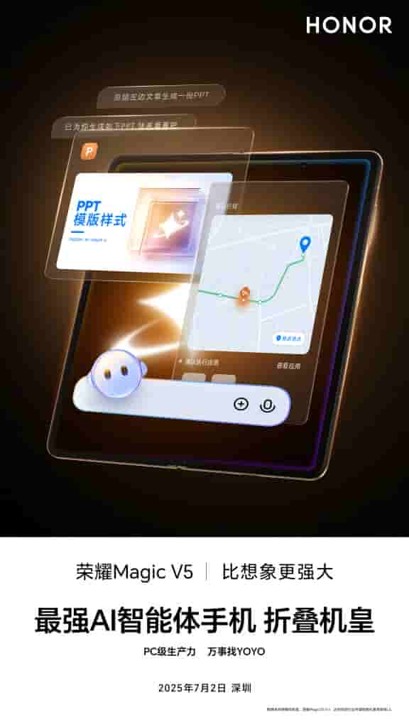Honor Magic V5 - AI Features (Teaser Poster)