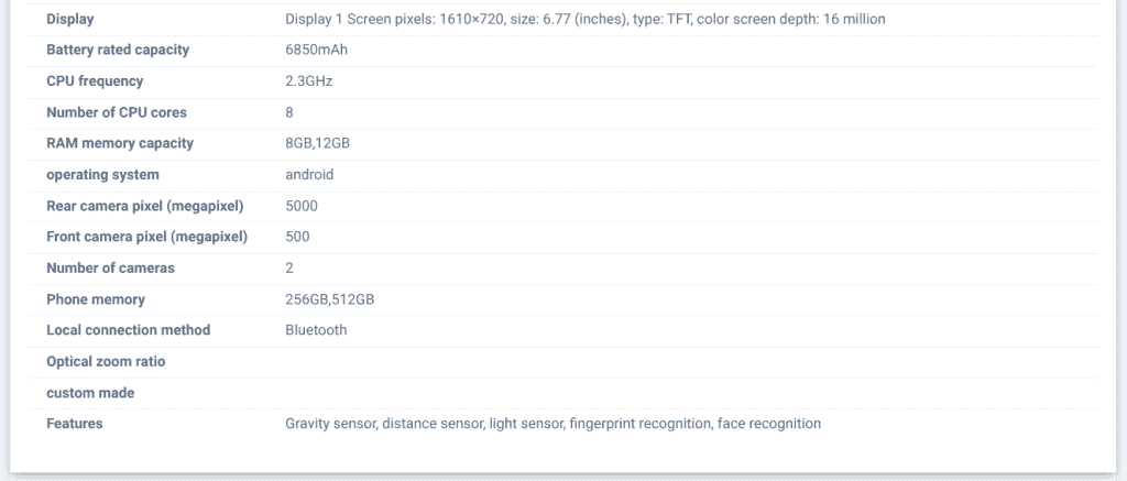 Honor Play 70 Plus - TENAA Listing (3)