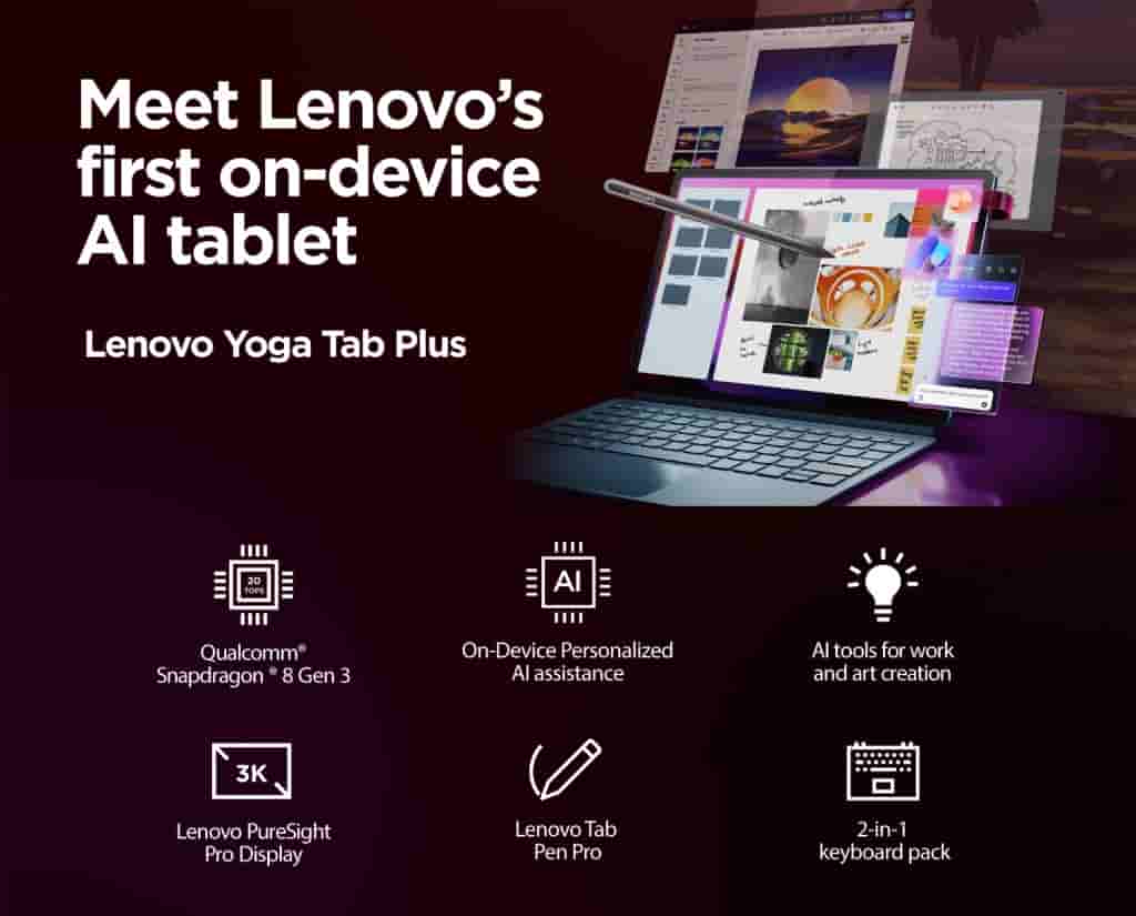 Lenovo Yoga Tab Plus - Key Specs