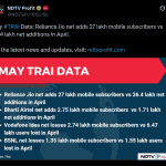 May 2025 TRAI Data - NDTV Profit X Post (1)