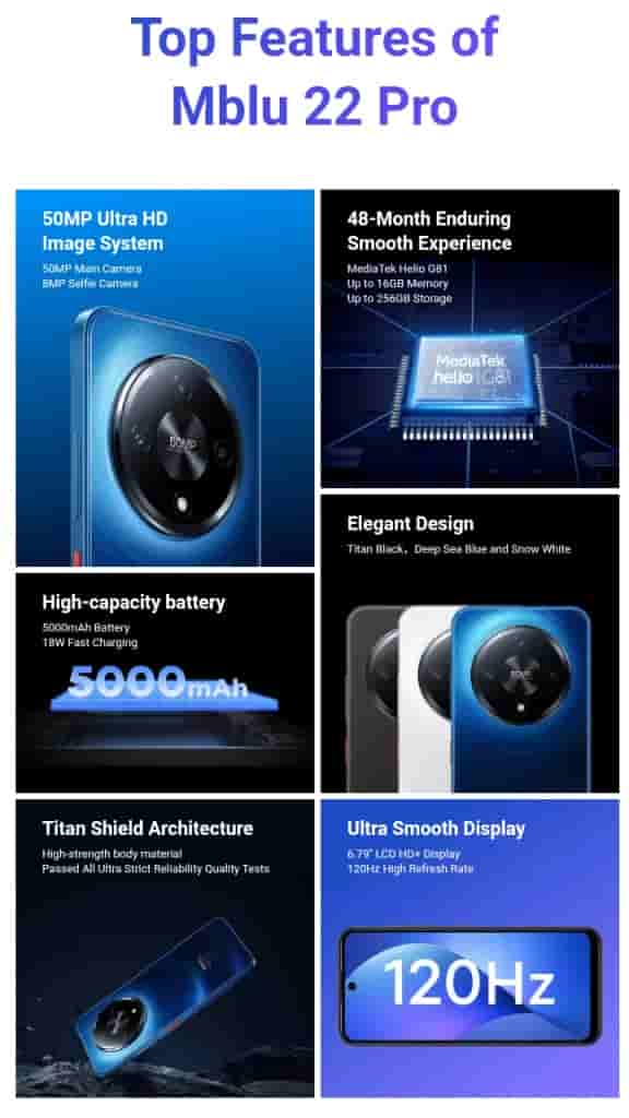 Meizu mblu 22 Pro - Key Specs