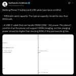 Nothing Phone (3) Battery and USB Cable Certificates - X Post