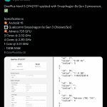 OnePlus Nord 5 - X Post Revealing Geekbench Listing