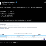 Three New Nubia Smartphones Received BIS Certification - X Post