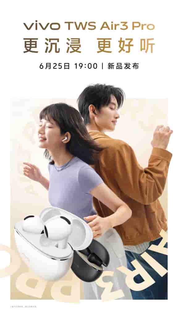 Vivo TWS Air 3 Pro - Launch Poster