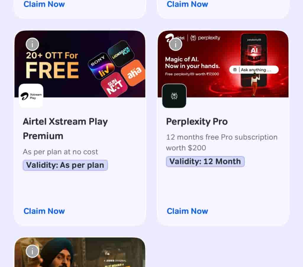 Airtel Users Getting Free Perplexity Pro for 12 Months - Image (1)