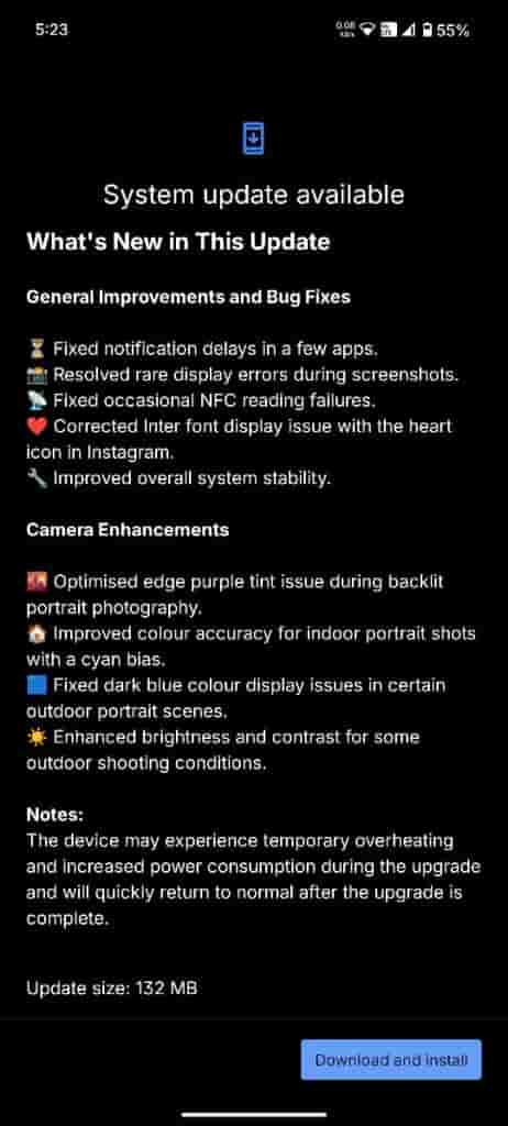 CMF by Nothing Phone 2 Pro - New Update (Image)