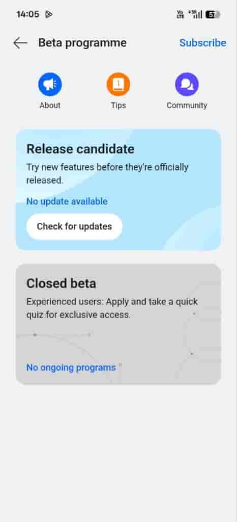 Closed Beta Section Added on OPPO Find X8 Series - Image