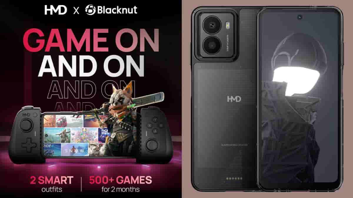HMD X Blacknut Offers 500+ Free Cloud Games for 2 Months on the HMD Fusion 5G Smartphone - Feature Image