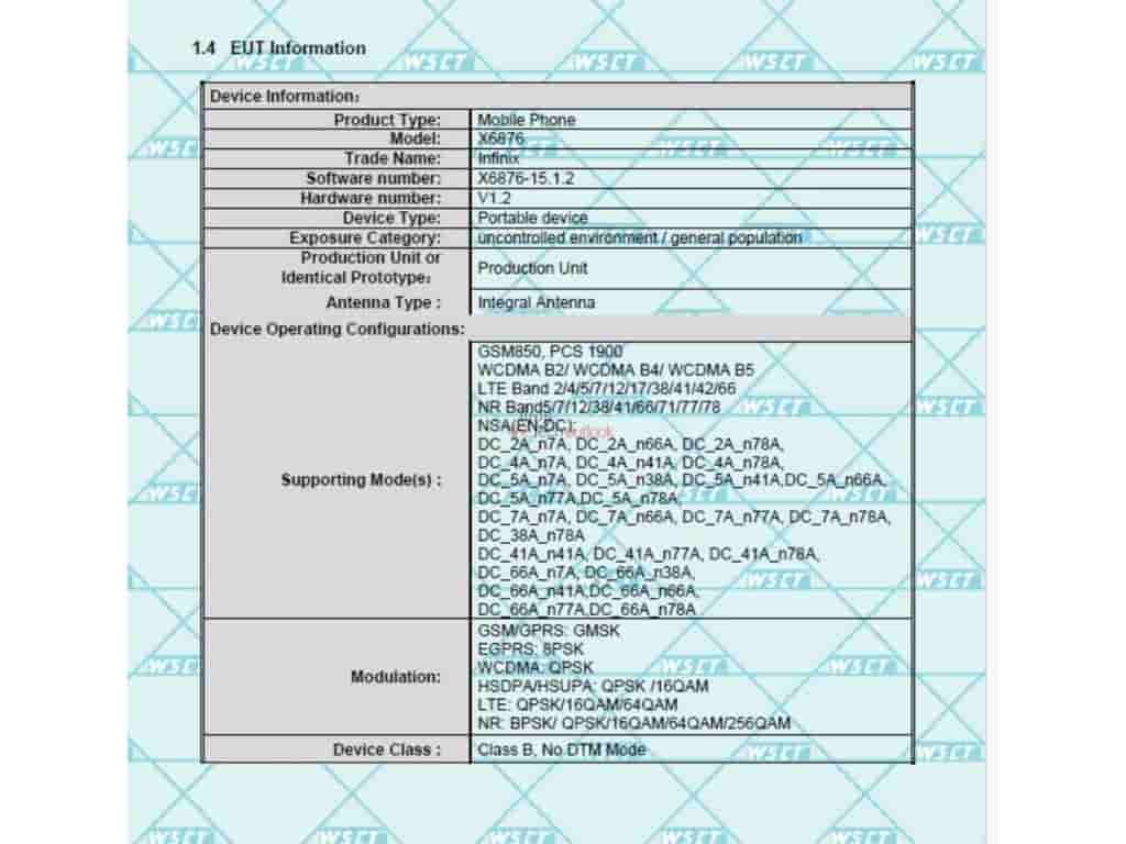 Infinix GT 30 - FCC Certification (3)