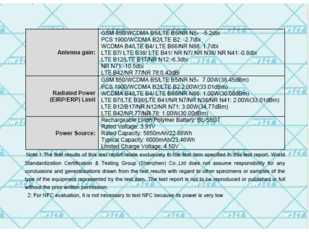 Infinix GT 30 - FCC Certification (5)