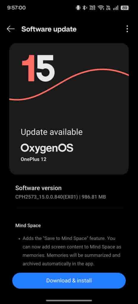 OnePlus 12 - July 2025 Update 'CPH2573_15.0.0.840(EX01)' (Image 1)
