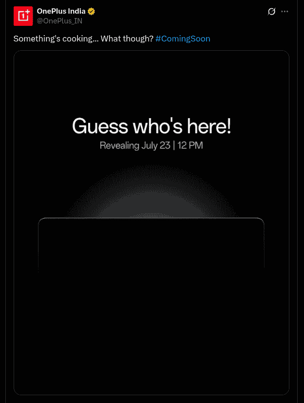 OnePlus New Tablet Coming - X Post