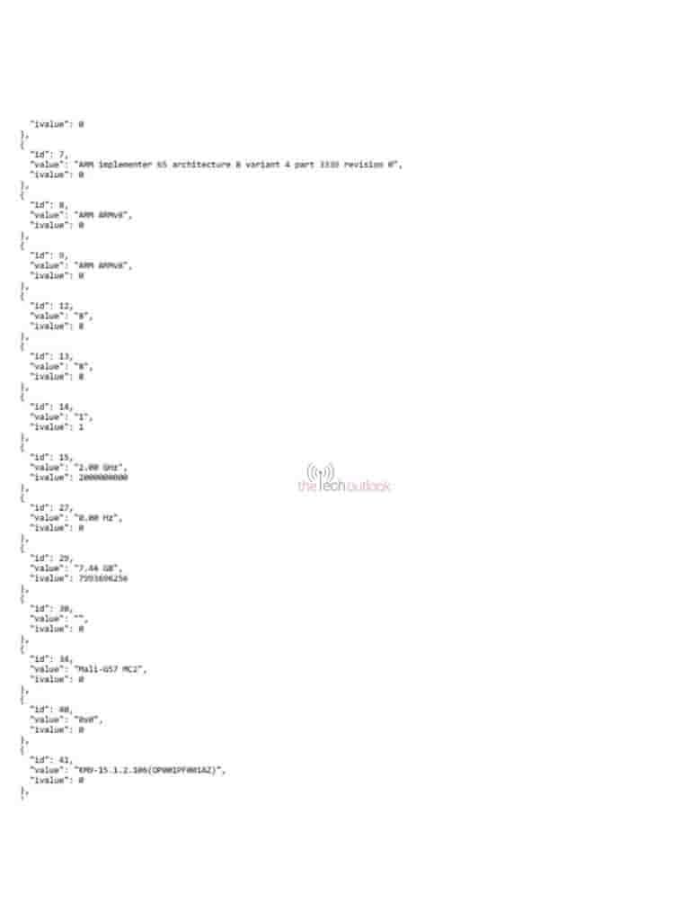 Tecno Pova Slim 5G (KM9) - Geekbench Listing (2)