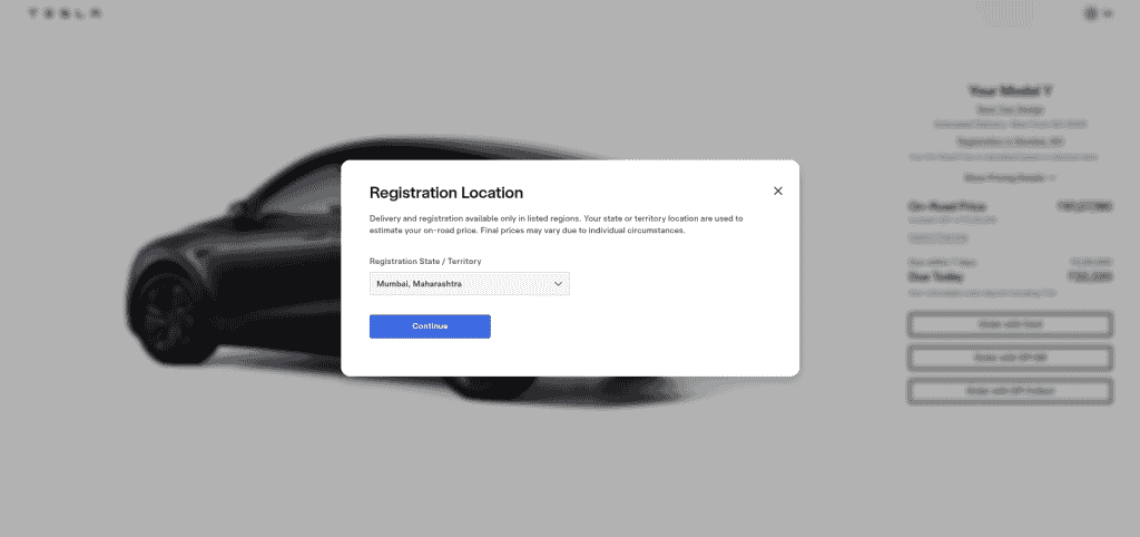 Tesla Model Y - India Listing (2)