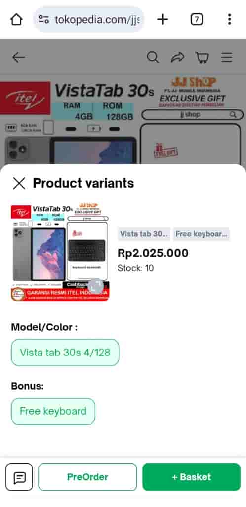itel VistaTab 30S - Tokopedia Listing (2)