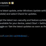 August 2025 Non-Security Preview Update for Windows 11 Version 23H2 - Check for the Update