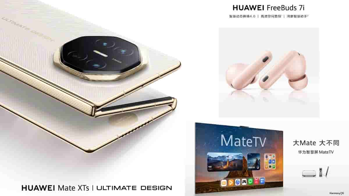 Huawei Mate XTs Ultimate Design, FreeBuds 7i, and MateTV Smart Screen - Feature Image